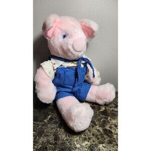Oinky MCPORKER FARM FLOPPIES 14" Pig Plush NORTH AMERICAN BEAR CO 1984